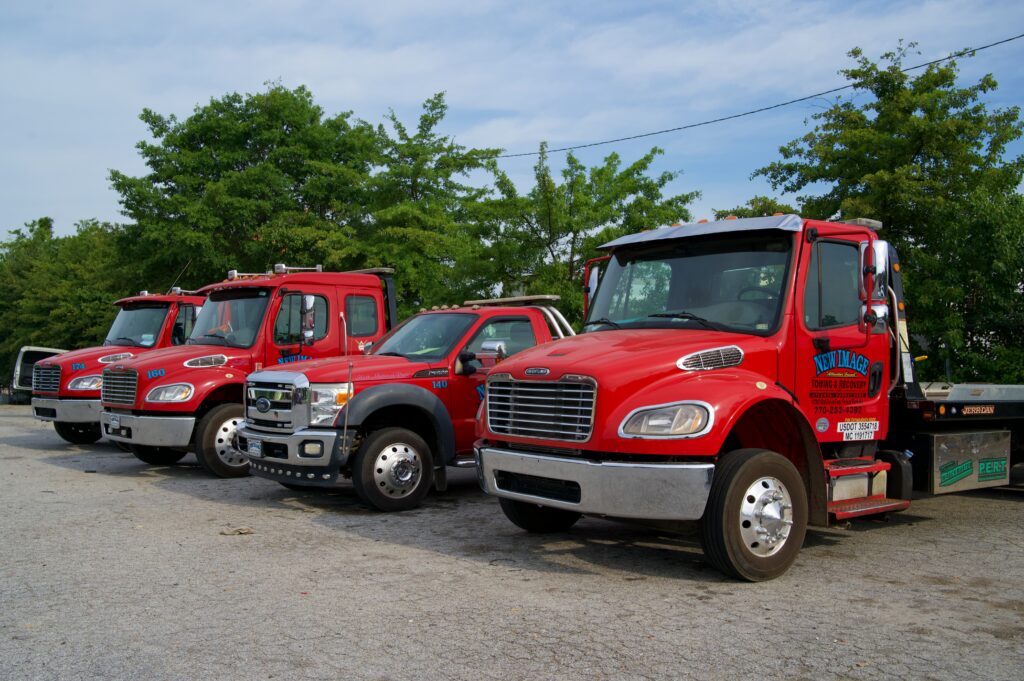 New Image Towing - Tow truck lineup
