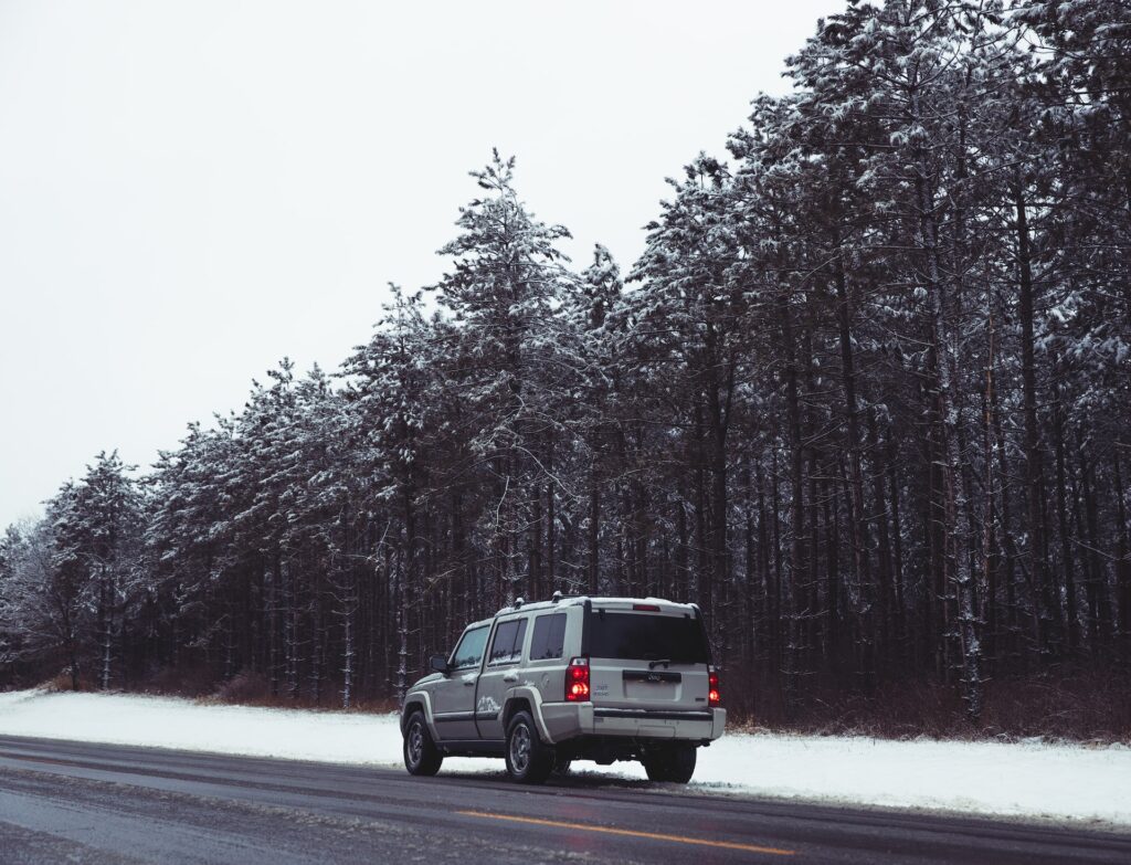 Blog image - Winter car on an icy road