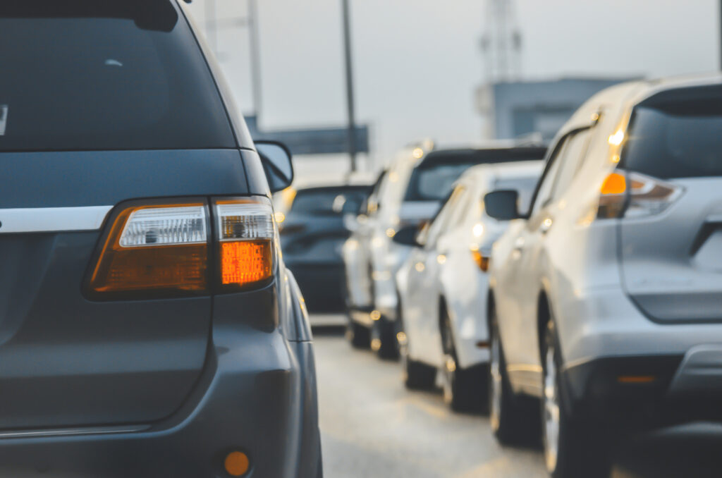 Cars in traffic jam | New Image Towing